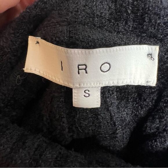 IRO Women's Designer Black BILOH turtleneck Sweater Dress Sz XS - Picture 5 of 8